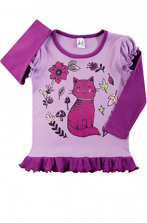 Лонгслив для девочки K&R Baby