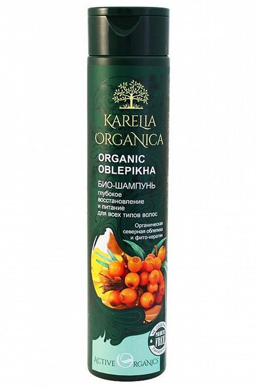 Био-шампунь Karelia Organica organic oblepikha восстанавливающий 310 мл Karelia Organica