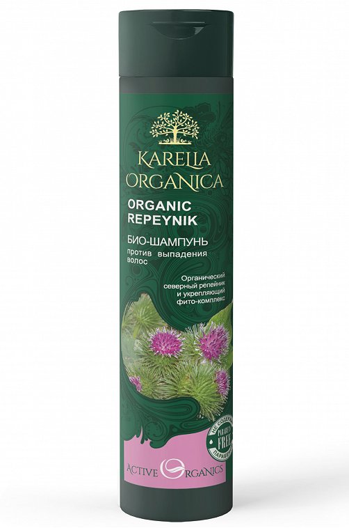 Био-шампунь Karelia Organica organic repeynik против выпадения волос 310 мл Karelia Organica