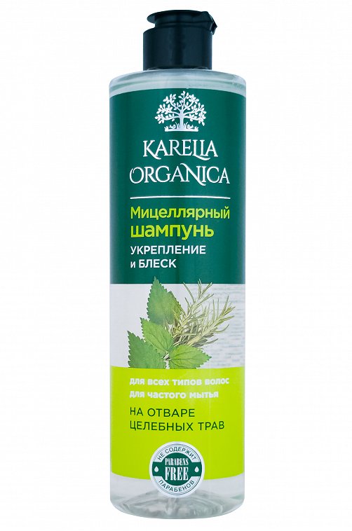 Шампунь мицеллярный Karelia Organica укрепление и блеск 500 мл Karelia Organica