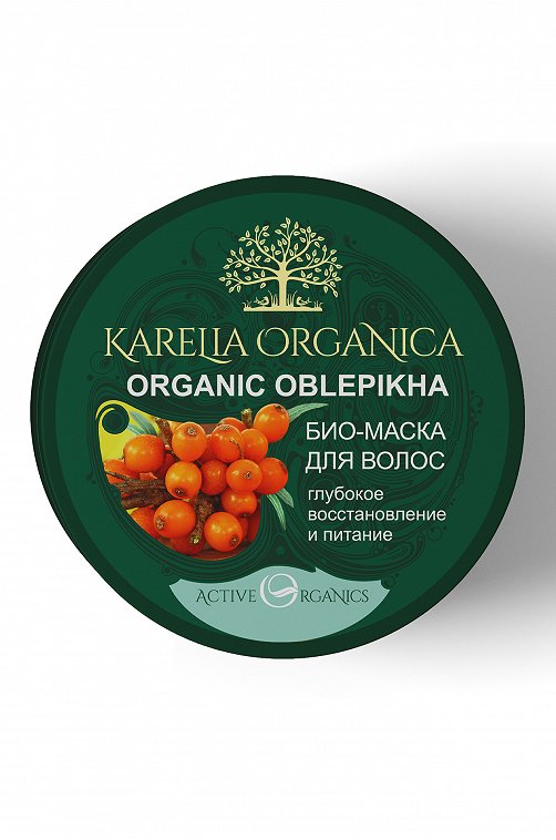 Био-маска для волос восстанавливающая Karelia Organica organic oblepikha 220 мл Karelia Organica