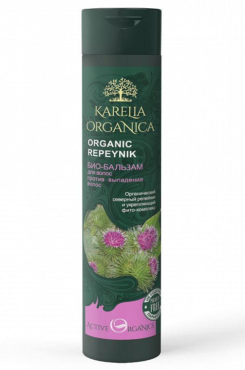Био-бальзам для волос Karelia Organica organic repeynik против выпадения волос 310 мл Karelia Organica