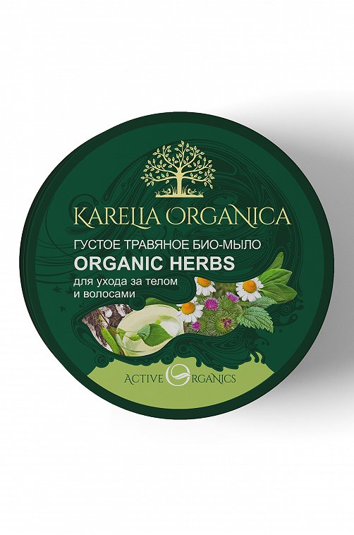 Био-мыло густое травяное Karelia Organica organic herbs 500 г Karelia Organica
