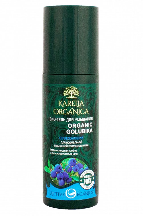 Био-гель для умывания Karelia Organica organic golubica освежающий 150 мл Karelia Organica
