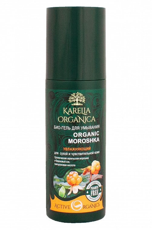 Био-гель для умывания Karelia Organica organic moroshka увлажняющий 150 мл Karelia Organica