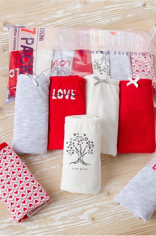 Женские трусы-слипы 7шт. Dominant