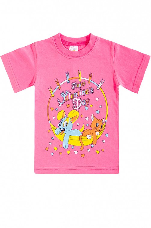Футболка для девочки Львенок