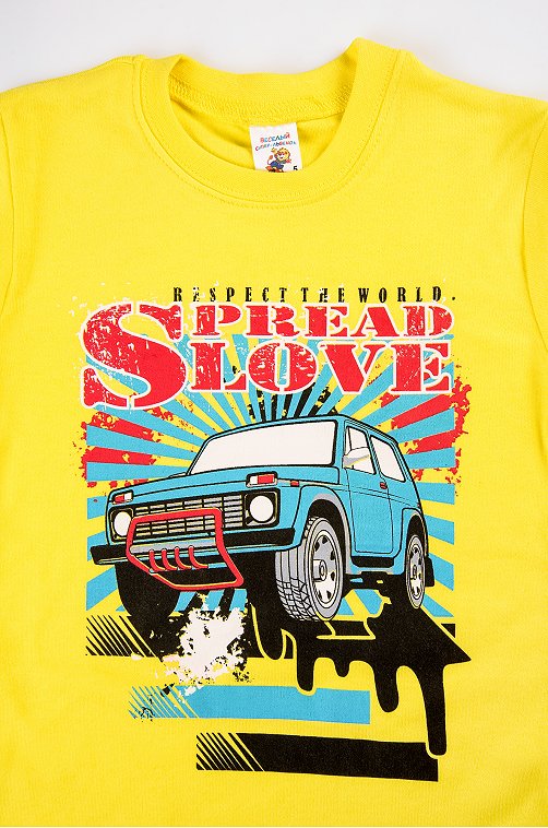 Лонгслив для мальчика Львенок