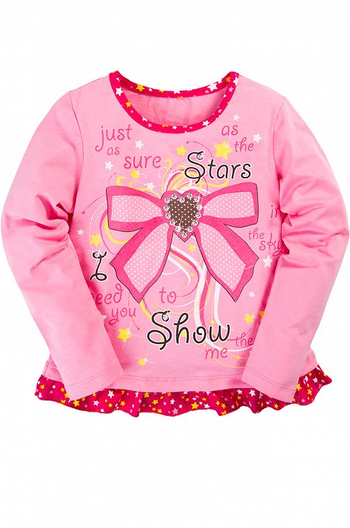 Лонгслив для девочки Basia