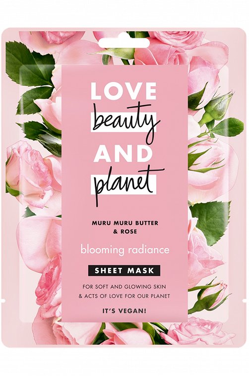 Маска тканевая для лица Цветущий вид 29,7 г Love Beauty&Planet
