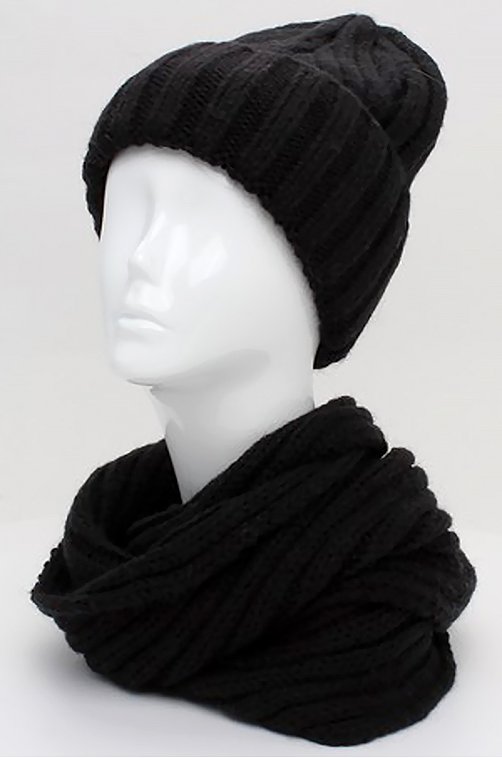 Комплект шапка женская со снудом L&D