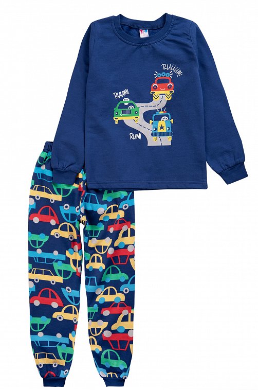 Теплая пижама для мальчика LE&LO