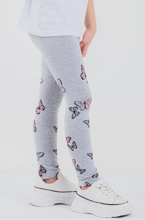 Лосины с лайкрой для девочки LE&LO