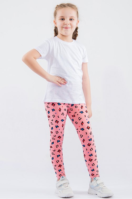 Лосины с лайкрой для девочки LE&LO