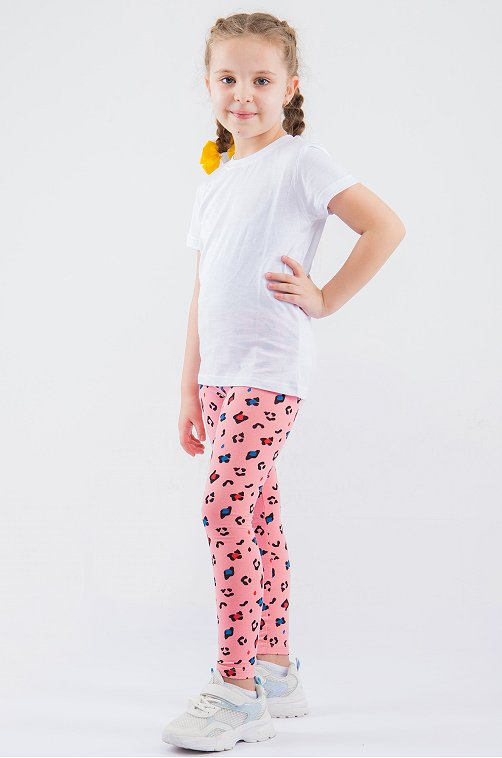 Лосины с лайкрой для девочки LE&LO