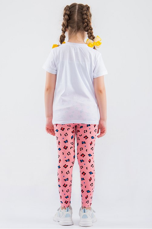 Лосины с лайкрой для девочки LE&LO