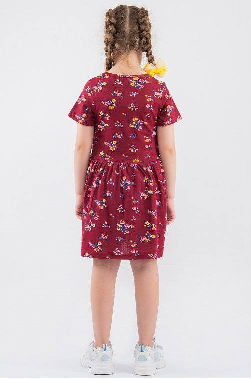 Летнее хлопковое платье для девочки LE&LO