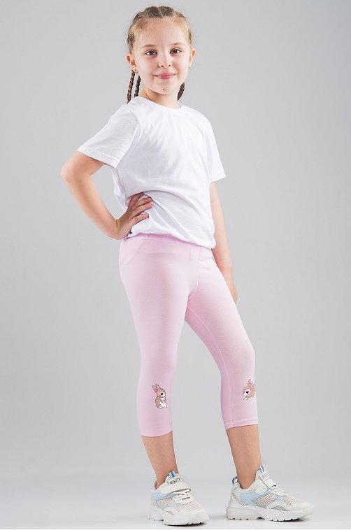 Бриджи с лайкрой для девочки LE&LO