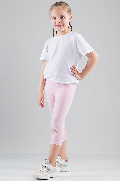 Бриджи с лайкрой для девочки LE&LO