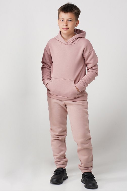 Теплые детские брюки из футера трехнитки с начесом Lets Go