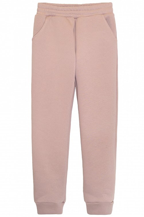 Теплые детские брюки из футера трехнитки с начесом Lets Go