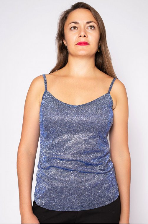 Женский вечерний топ с блестками Lets Go