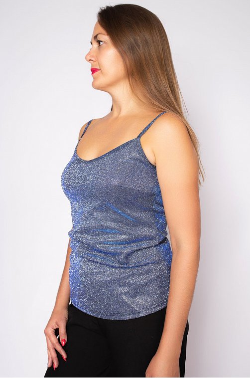 Женский вечерний топ с блестками Lets Go