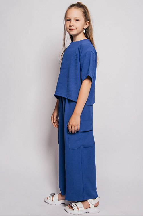 Костюм с брюками карго из ткани жатка Be Friends