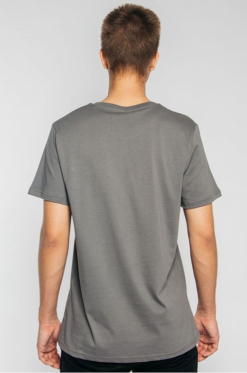 Мужская хлопковая футболка с принтом дракон Lets Go