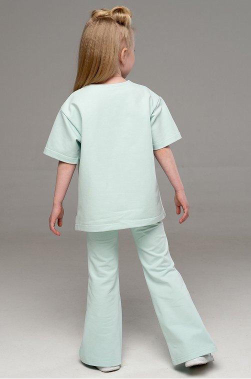 Костюм оверсайз из футера для девочки Looklie