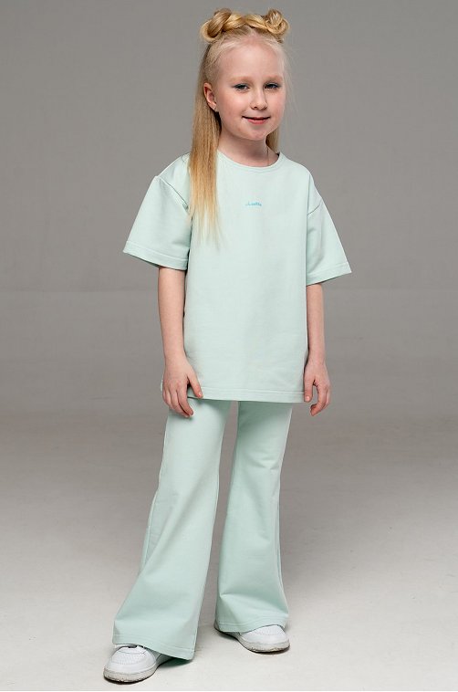 Костюм оверсайз из футера для девочки Looklie