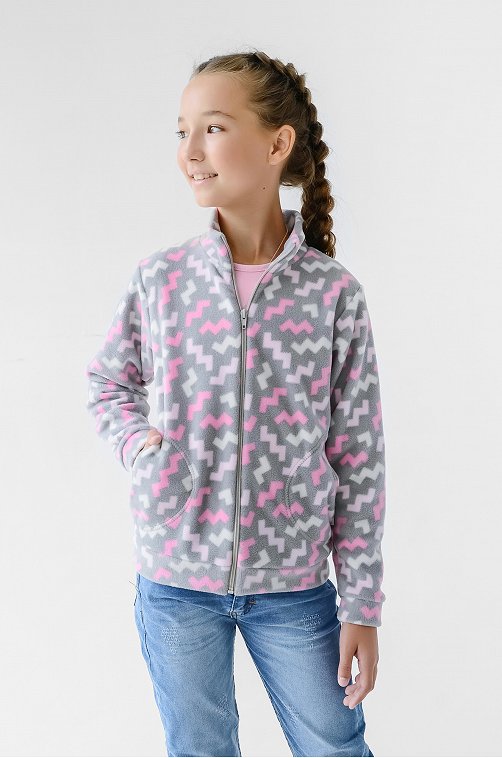 Флисовая толстовка для девочки Looklie