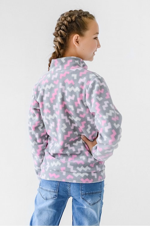 Флисовая толстовка для девочки Looklie