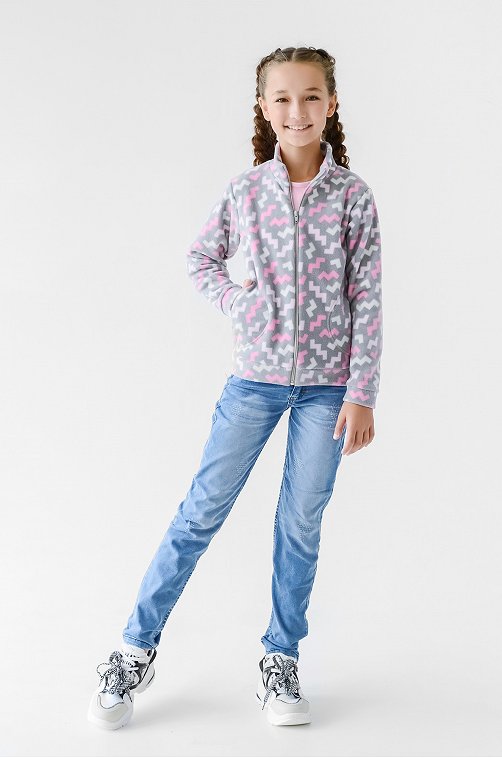 Флисовая толстовка для девочки Looklie
