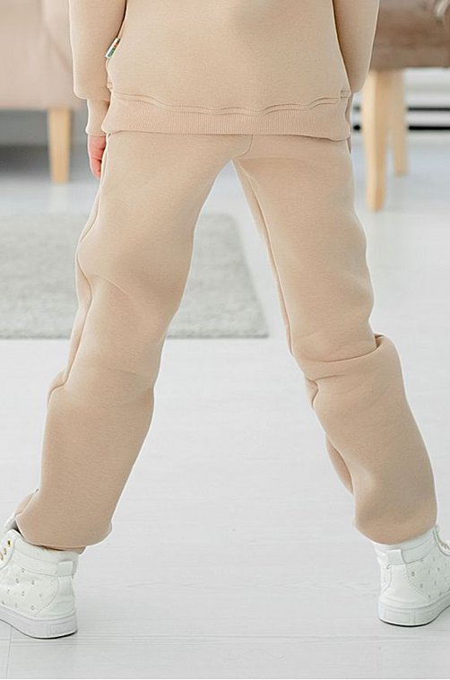 Теплые детские брюки из футера с начесом Looklie