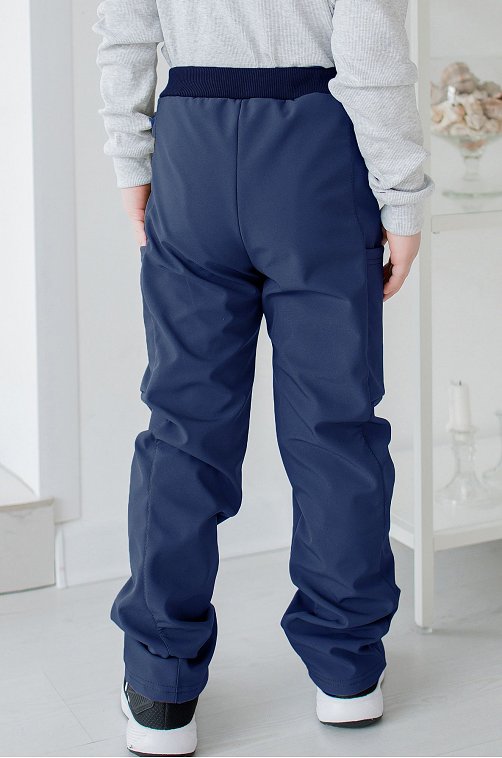 Теплые детские брюки из мембраны с флисом Looklie