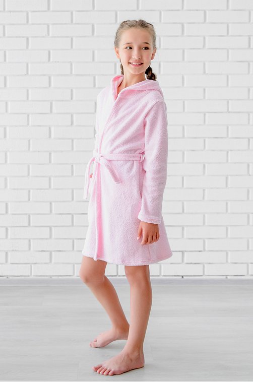 Махровый халат для девочки Looklie