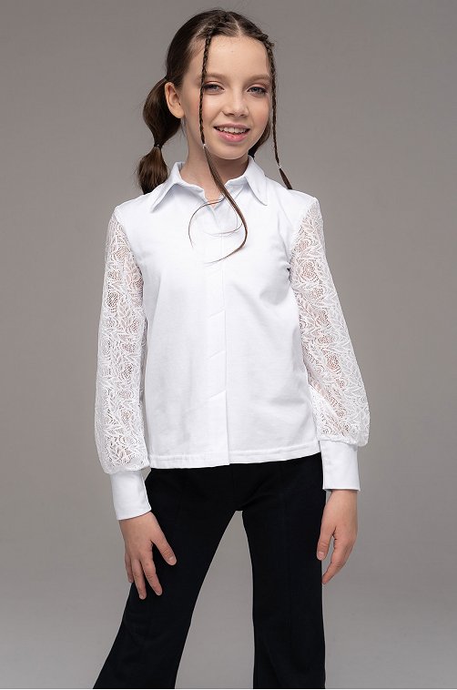 Блузка-рубашка для девочки Looklie