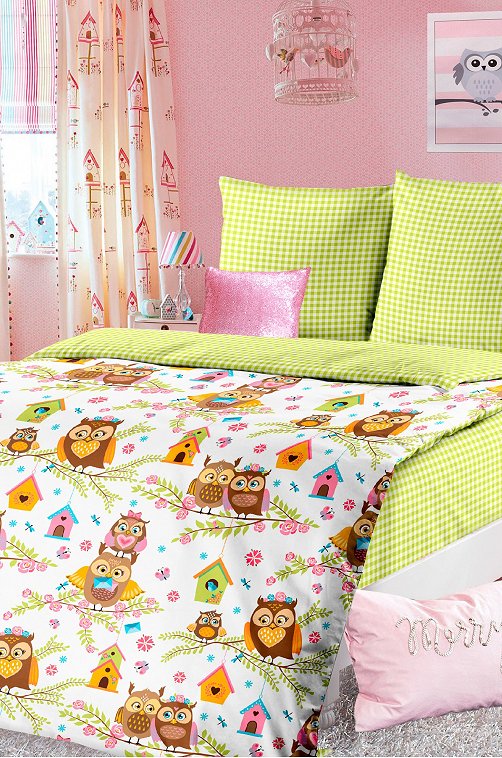 Детское постельное белье из бязи 1,5 сп, наволочки 70*70 Лидер Текс