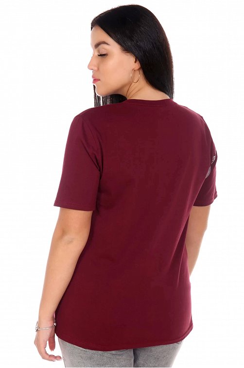 Женская футболка больших размеров Lovetex.store