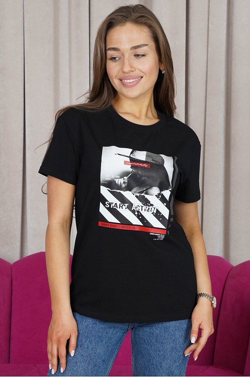 Женская футболка с лайкрой Lovetex.store