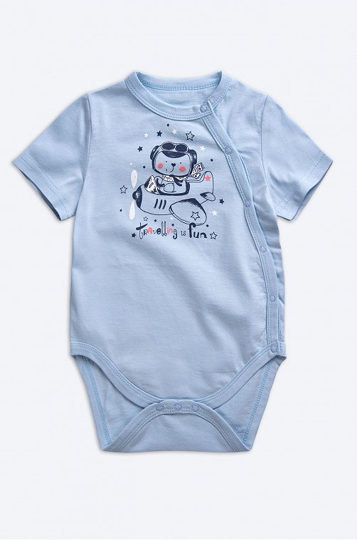 Хлопковое боди для мальчика Luneva