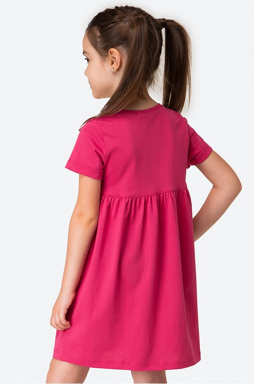 Летнее хлопковое платье для девочки Luneva
