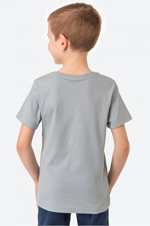 Хлопковая футболка для мальчика Luneva