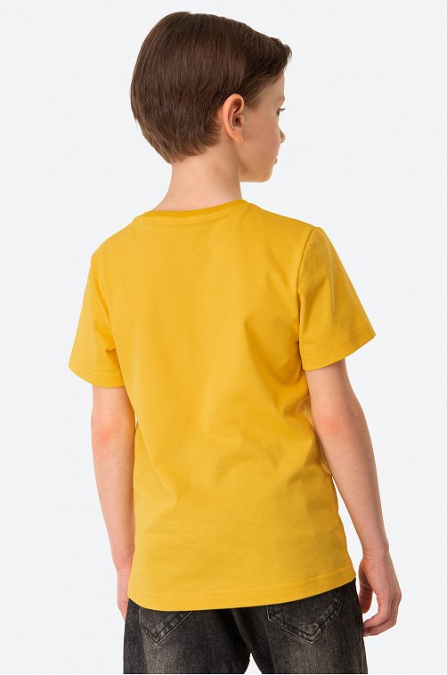 Хлопковая футболка для мальчика Luneva