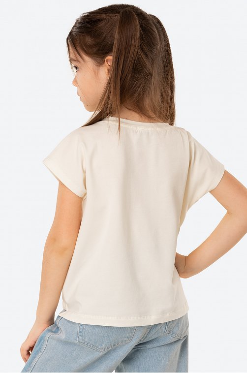 Футболка с лайкрой для девочки Luneva