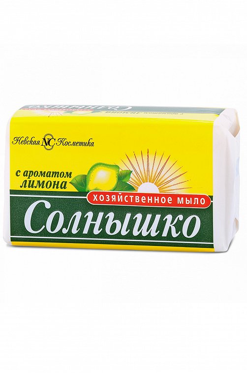 Мыло хозяйственное с ароматом лимона 140 г НЕВСКАЯ КОСМЕТИКА