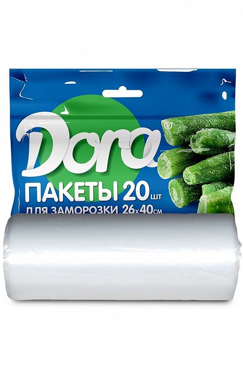 Пакеты для заморозки 26Х40см 20 шт Dora