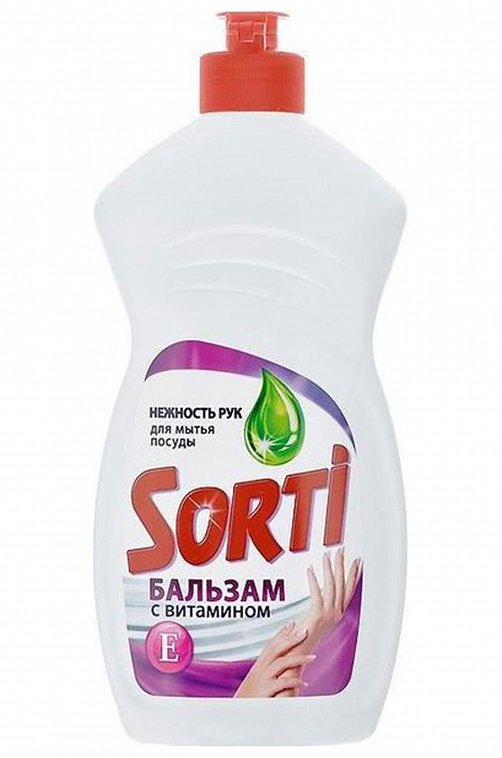Бальзам  для мытья посуды Sorti с Витамином Е 450 мл NEFIS