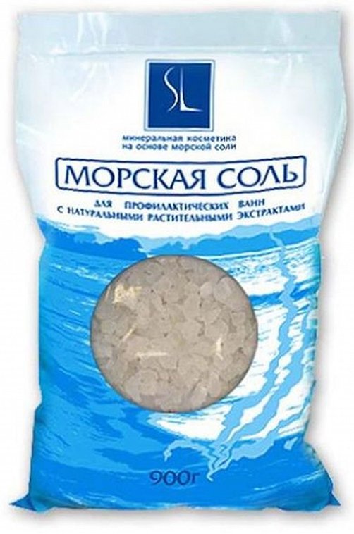 Морская соль для ванн с экстрактом Ламинарии 900 г Линстэк
